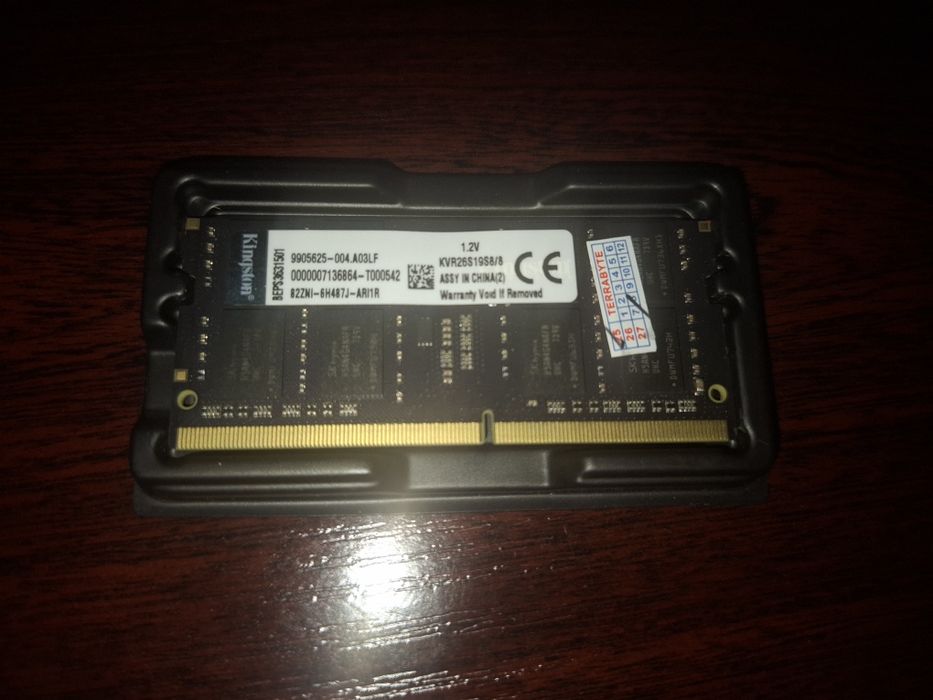 ddr4 8gb 2666mhz Kingston SODIMM 2R×8 CL19