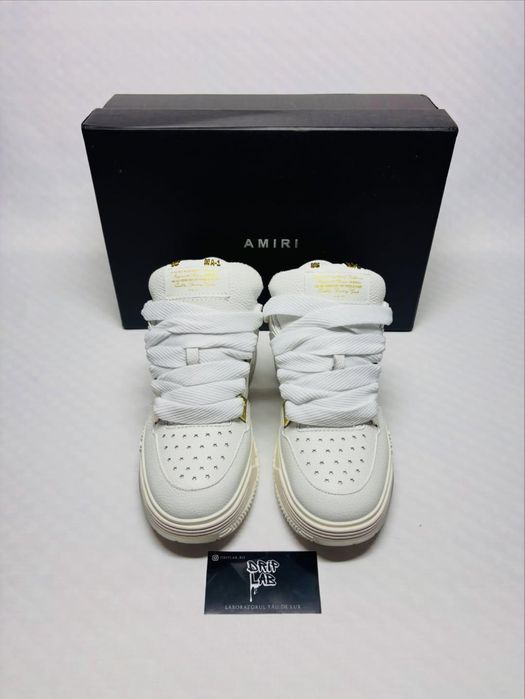 Amiri MA1 white gold