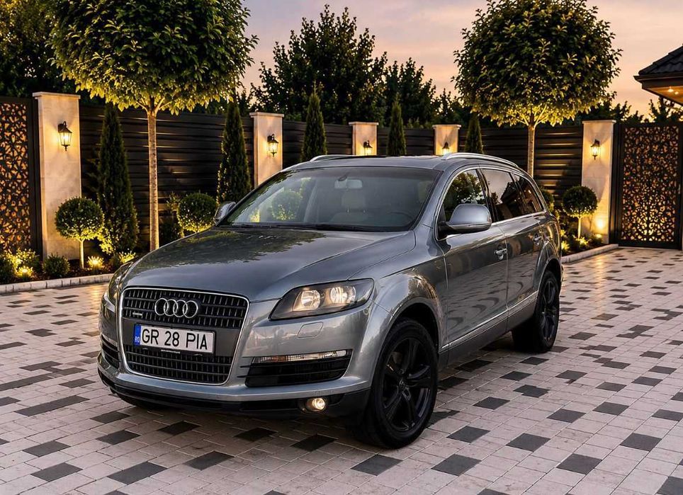 Vând Audi q7 full fără probleme cauciucuri noi baterie noua filtre tot schimbat ulei fiscal suspensie pe arcuri an 2007 3000d