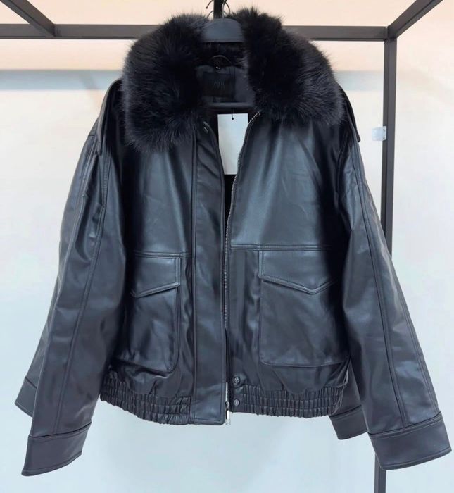 кожено бомбър яке Zara