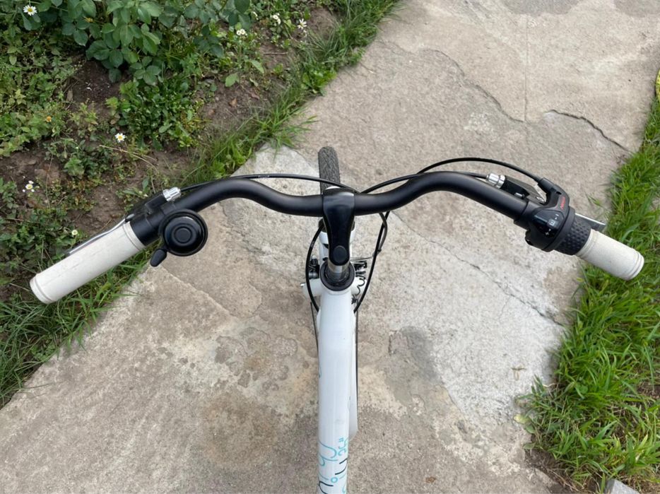 Велосипед белый для подростка