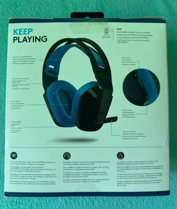 Безжични слушалки Logitech G535