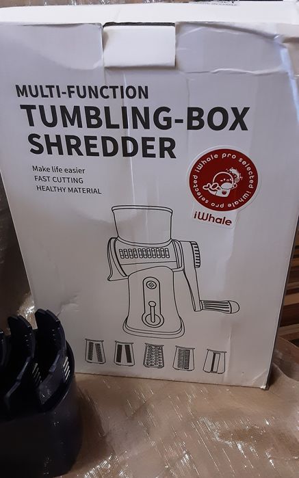 Мултифункционално ръчно ренде с 10 представки