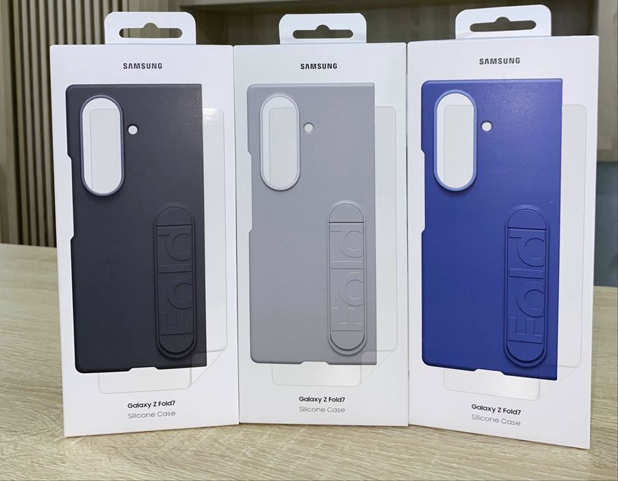 Оригинал силиконовый чехол для Samsung Galaxy Z Fold 7. Есть доставка