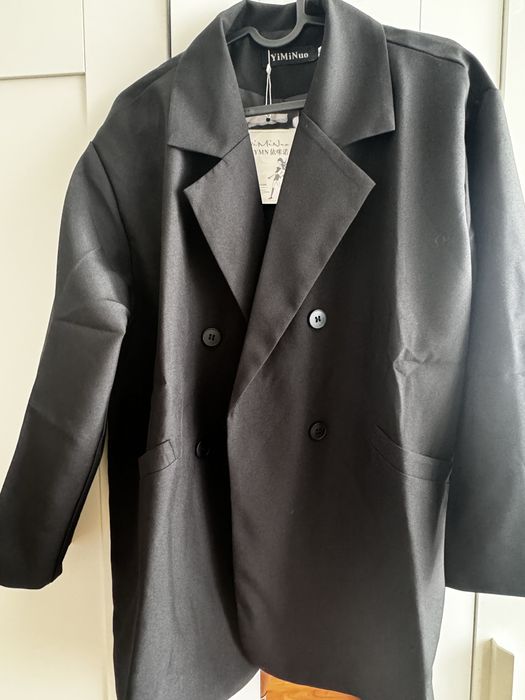 пиджак черный новый