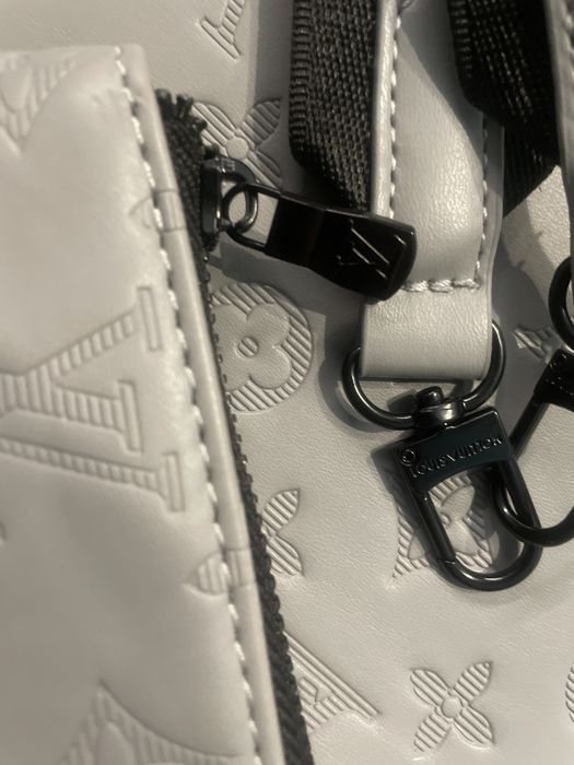 Set borseta trio messager white by LV