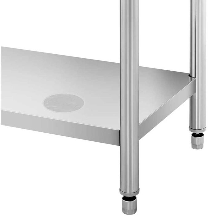 Masa de inox cu blat de lucru si polita 1600x700x850H NOUA-Factura