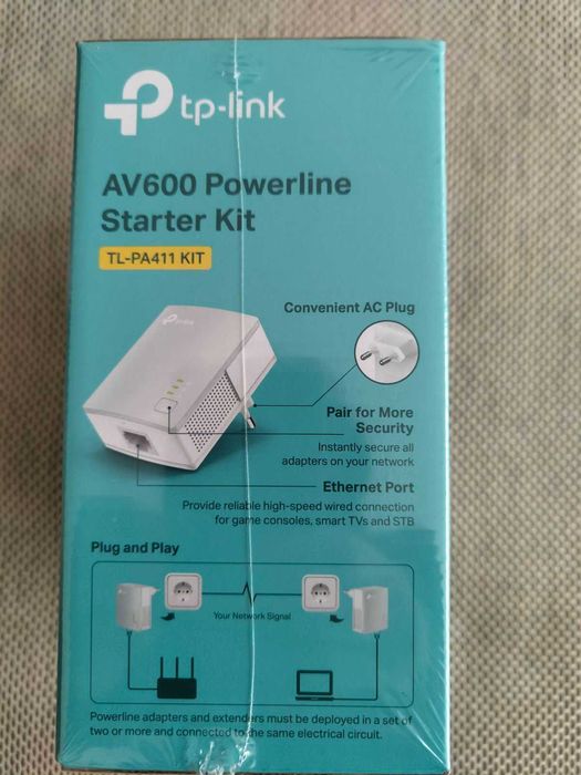 НОВ Powerline Adapter TP‑Link TL‑PA411 KIT