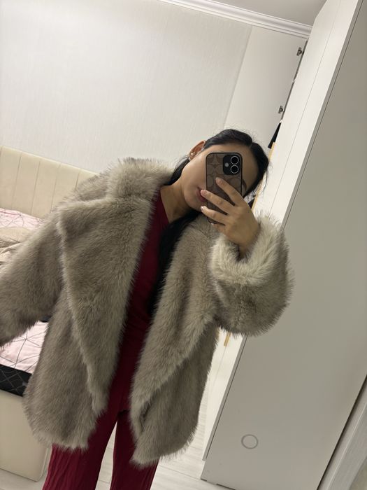 Продам эко шубу на 46-48