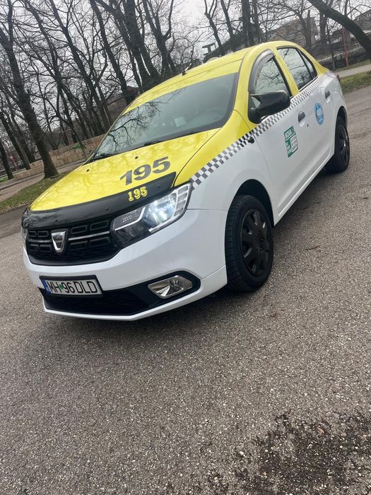 Vând firma taxi cu mașina Dacia logan ,motor 1.0 l , gaz omologat 2020