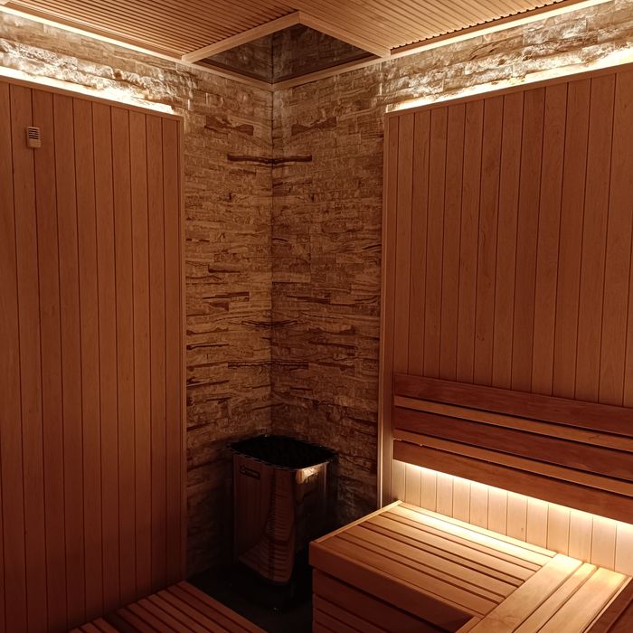 Отделка саун бань