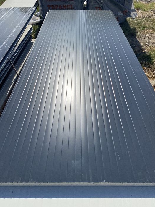 Sandwich perete si acoperis gri antracit IN STOC