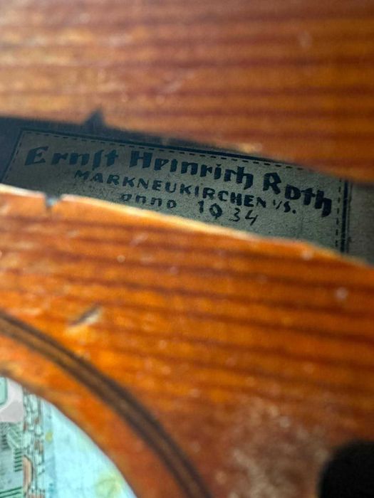 Vioară Ernst Heinrich Roth 1934 – sunet solistic – stare excepțională