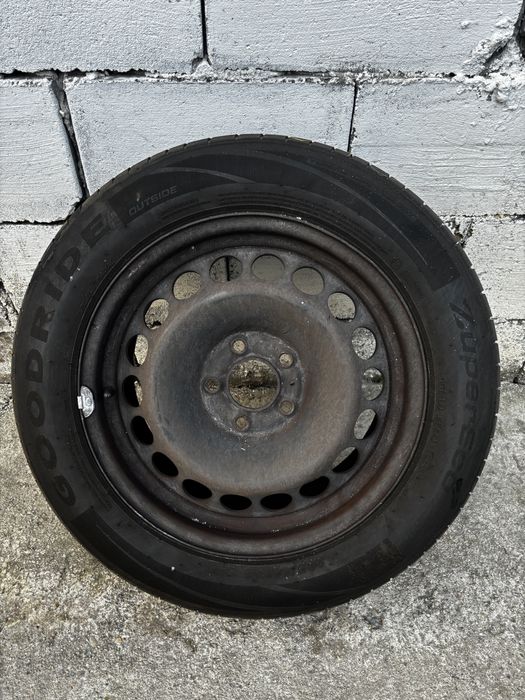 Set 4 jante + cauciucuri de vară Goodride