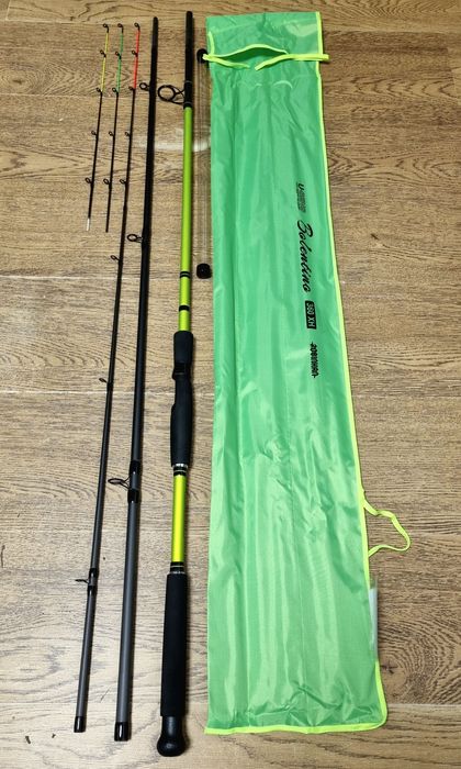 SET 2 Lansete Feeder ROBINHAN Bolentino 3,60m 180gr + SET 2 Mulinete P