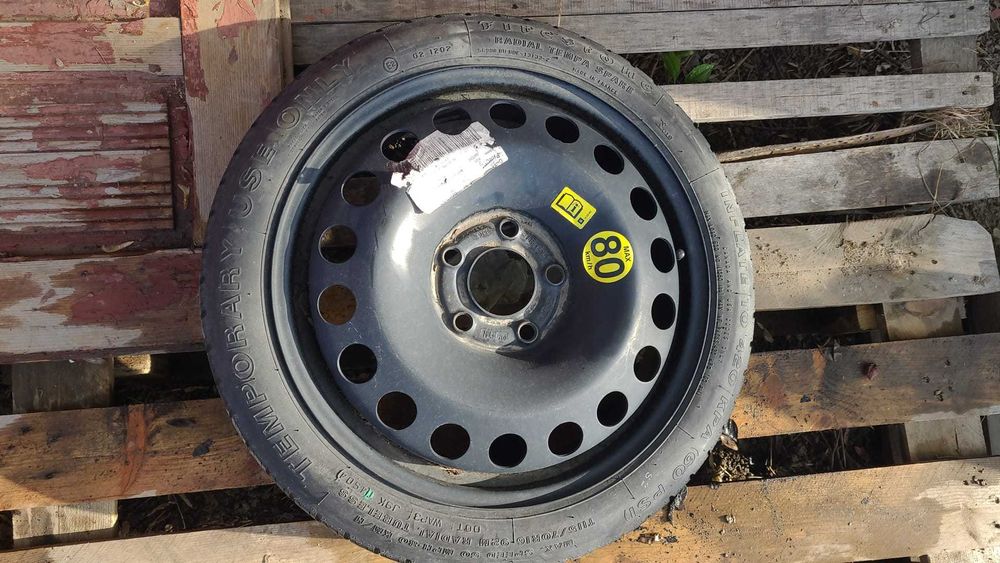 Roata rezerva  80 km noua in 5 prezoane  T115/70 R16 92M