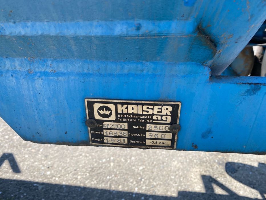 Vidanja kaiser 2500 litri