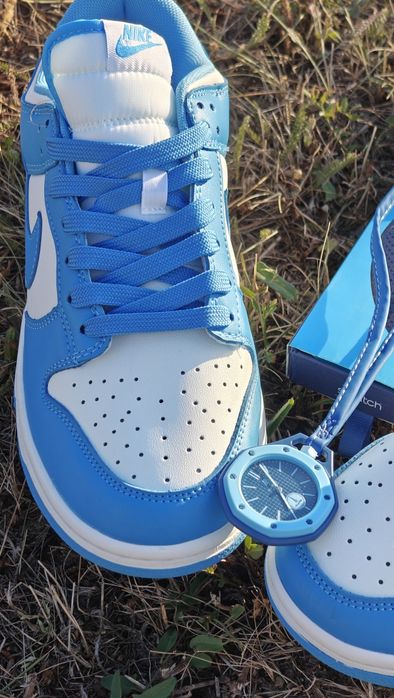 Nike dunk albastru și ceas Ap pop albastru