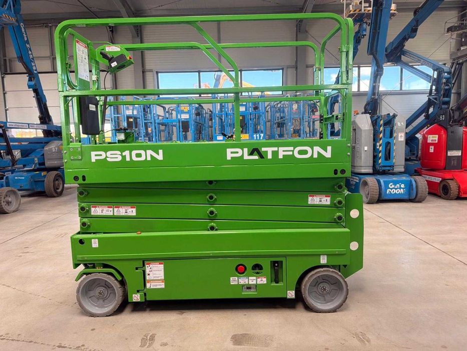 Nacelă verticală electrică PLATFON PS10N – NOUĂ | 11,2 m înălțime de lucru | Garanție