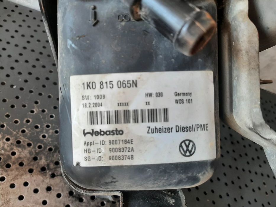 webasto recirculare  1.9 tdi  vw touran 1t1 1t2   1k0815065n