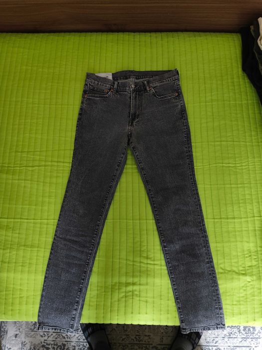 Мъжки дънки - H & M - 32 - Сиви - Skinny