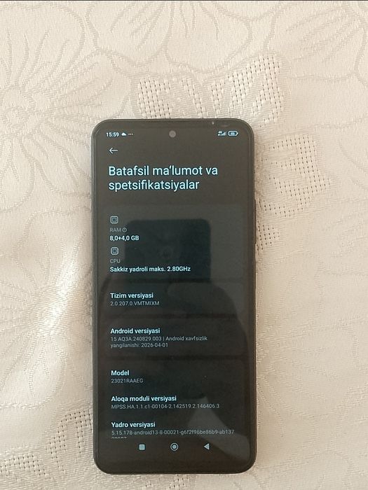 Redmi note 12  ideal xolatda