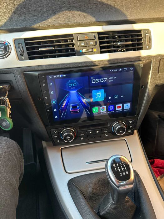 Мултимедия 9" Android 14 за BMW 3 E90 E91 E92 навигация Carplay Auto