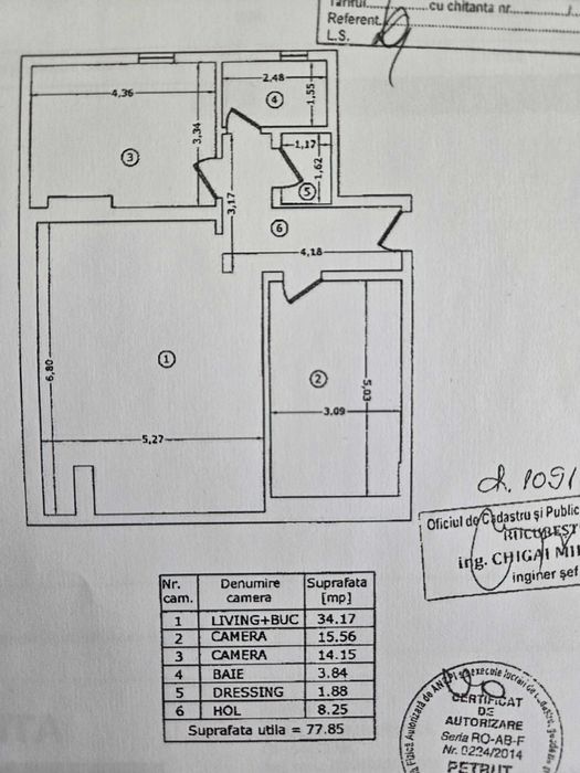 Apartament 3 camere - Gorjului, bloc nou, langa Parcul Liniei - 134 000 €