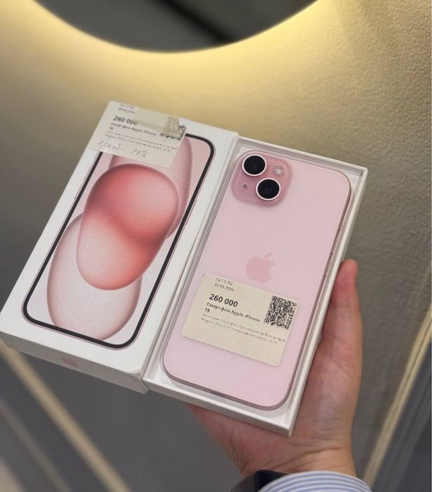 Iphone 15/256gb/77% 260.000Тг