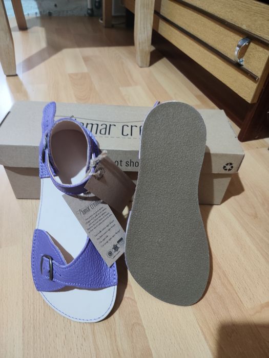 Боси сандали естествена кожа