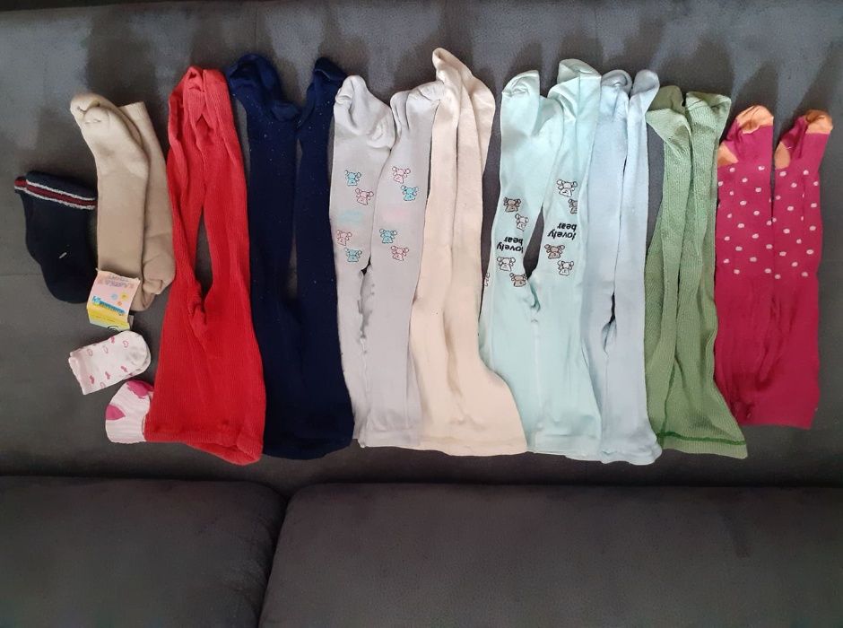 Чорпогащници и чорапки - 6-12 м - 15 лв за всички