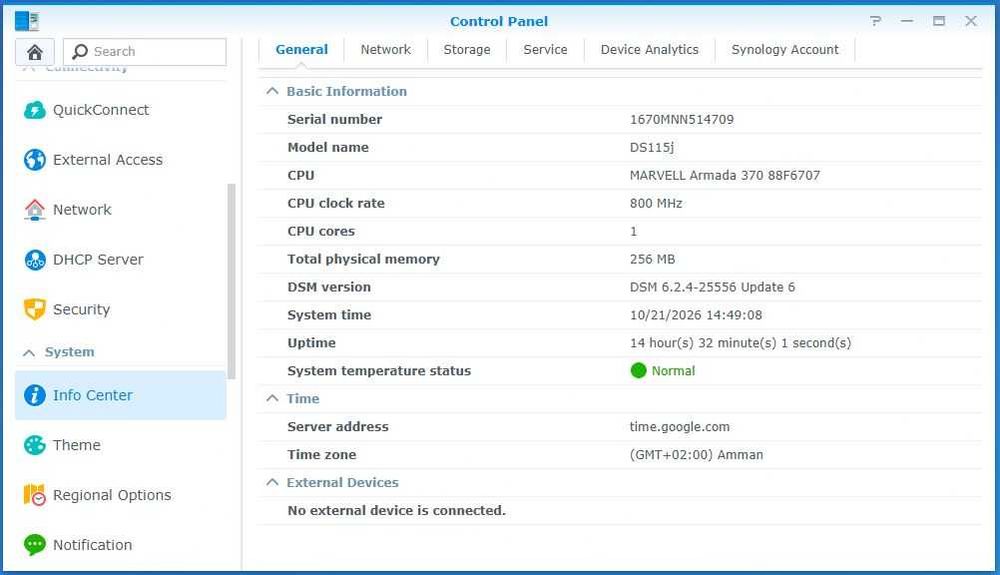 Synology NAS DS115j