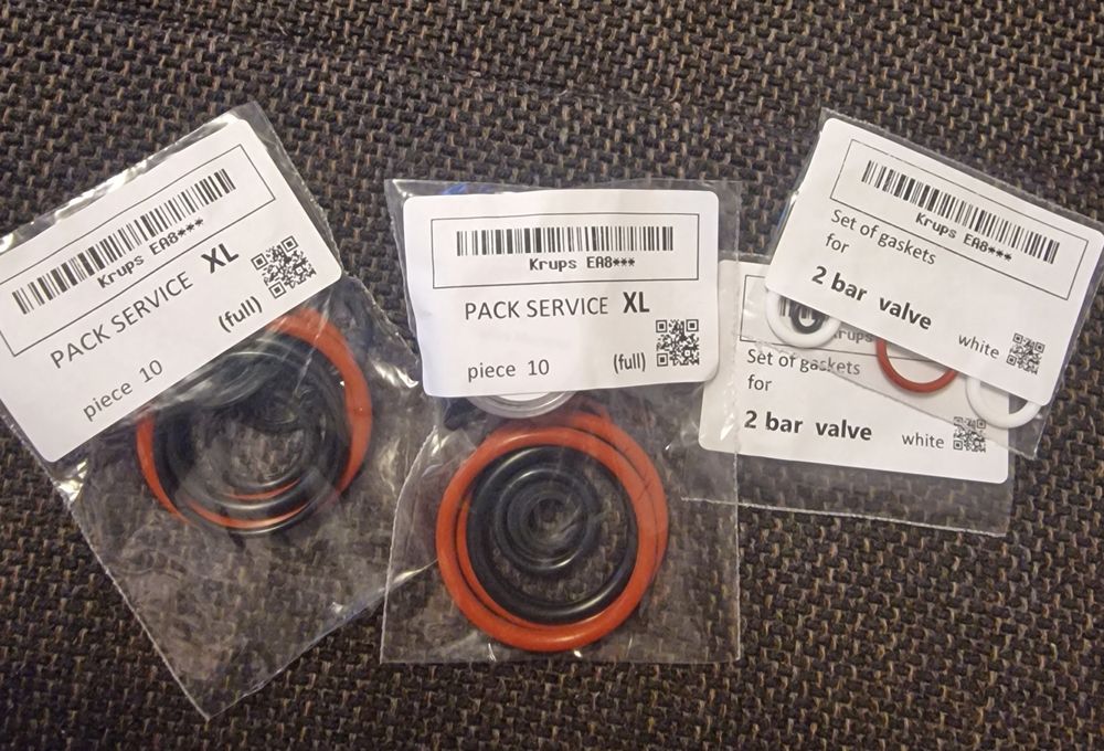 Kit revizie oring-uri si garnituri pt espressoare Krups - 15 piese