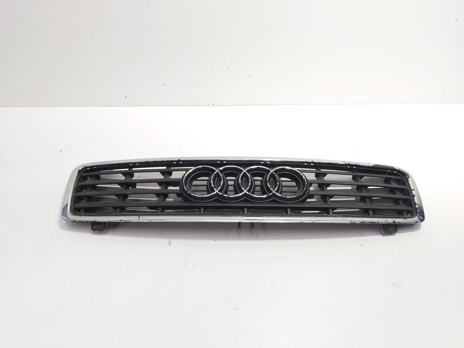 Grila bara fata centrala cu sigla, cod 8H0853653, Audi A4 Cabriolet (8H7)