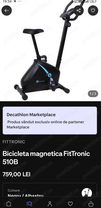 Bicicleta fitness noua