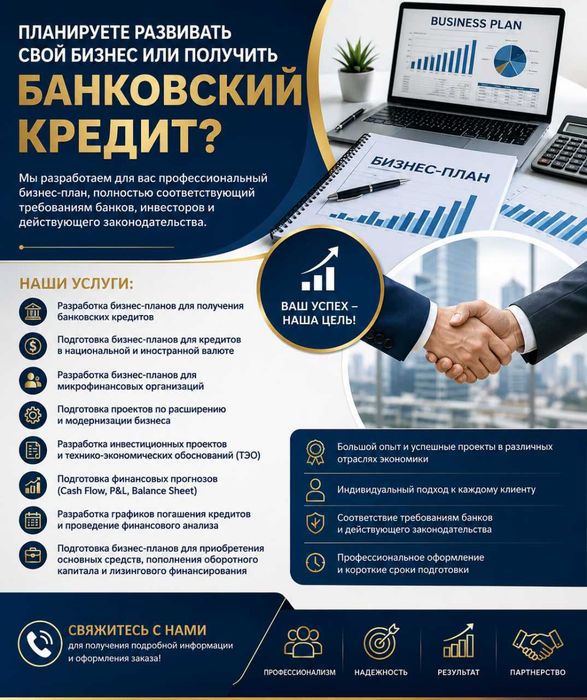 Professional biznes-reja tayyorlash xizmati
