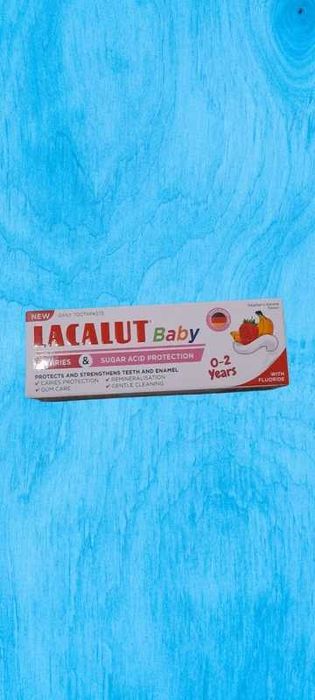 Pasta de dinti Lacalut Baby 0-2 ani protectie anticarie, 55 ml