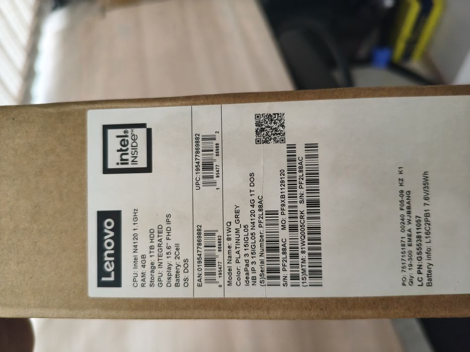 Ноутбук Lenovo новая