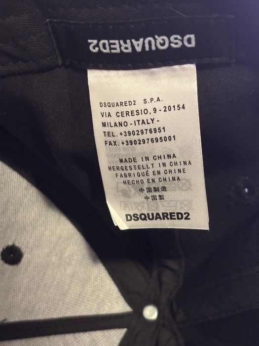 Sapca Dsquared2 Icon Distressed Negru