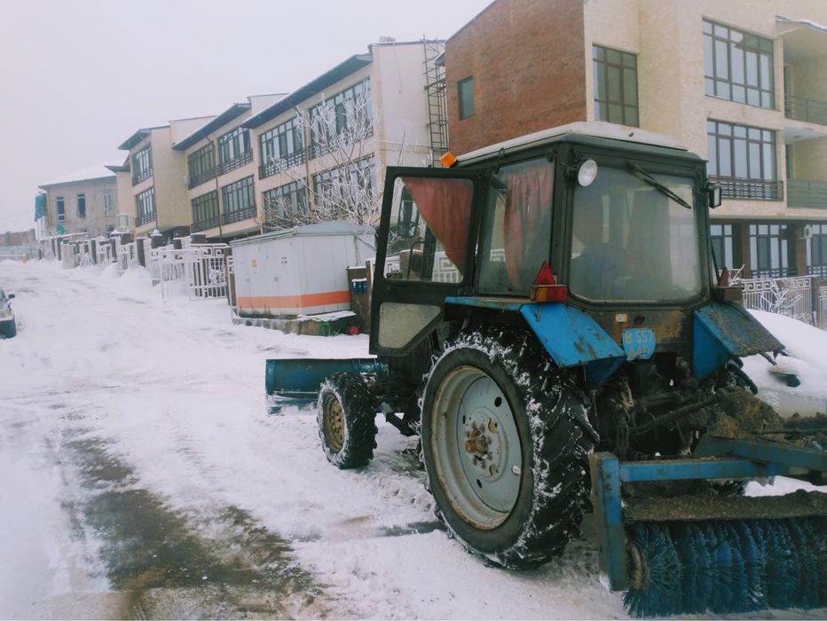 Услуги трактора уборка территорий