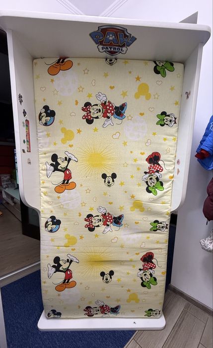 Vand pat copii - 200 lei, saltea inclusa 160cm pe 80 cm