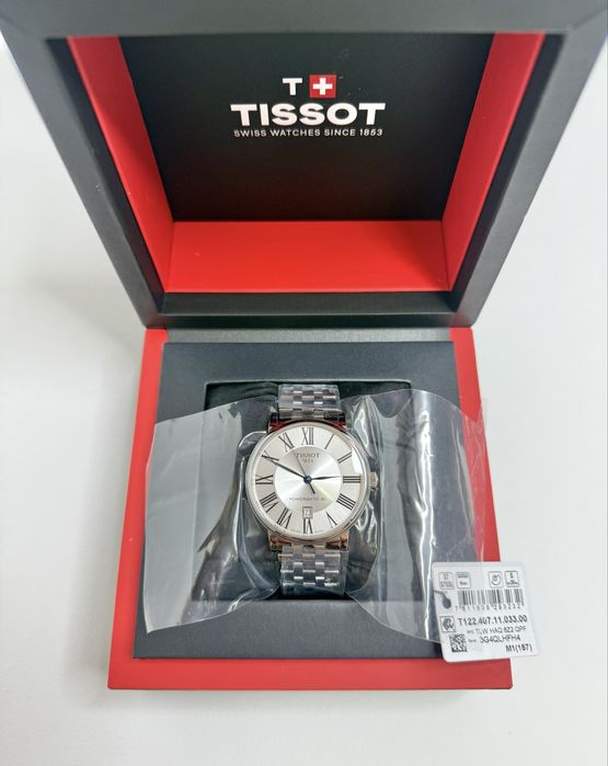 Оригинальные Tissot Carson GENT новые механические часы Швейцария