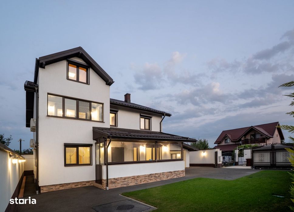 Casa premium de vanzare in Adunatii Copaceni – 326 mp utili, 492 mp