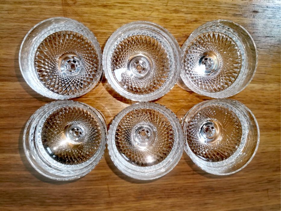 Кристални чаши шампанско сет комплект сервиз маркови оловен кристал