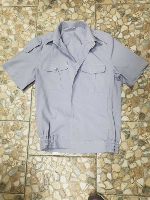 Военная серая рубашка