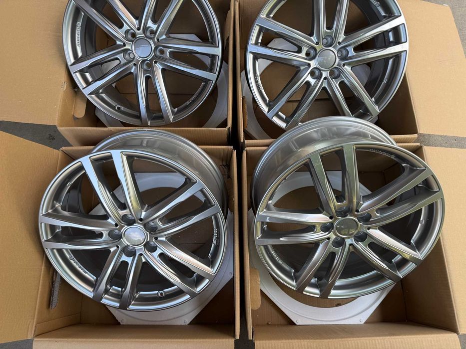 4 бр. чисто нови алуминиеви джанти Rial 19'' 5x112 , централен отвор 66.5 , ET57, 8J