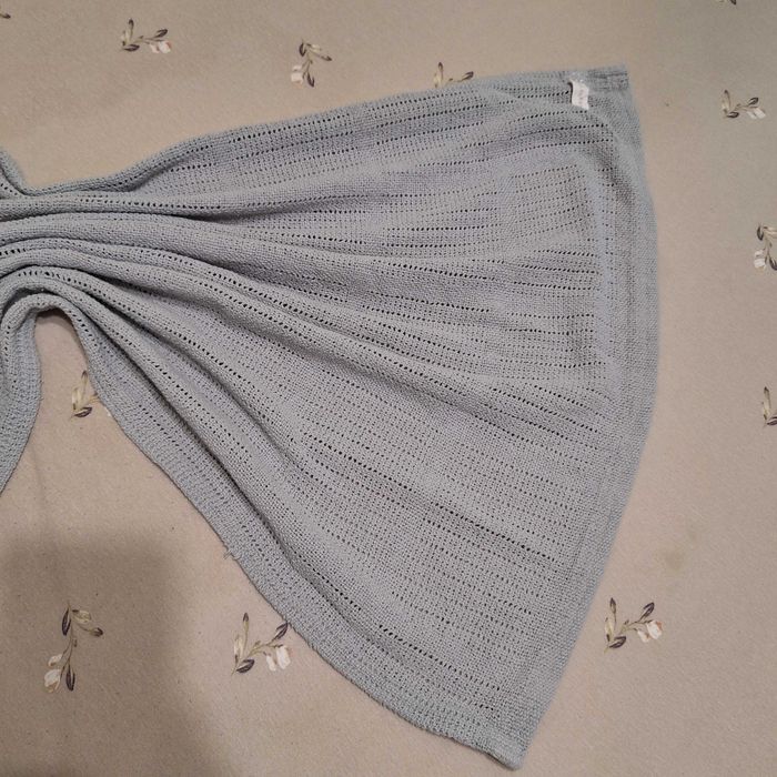 Pătură bebeluși, gri