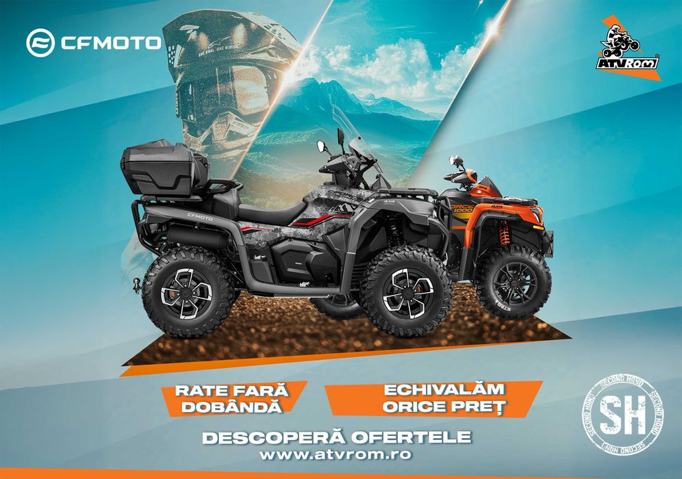 Atv,Motociclete,Scutere SH in Rate/Leasing (CFMOTO,Can-am,KTM)