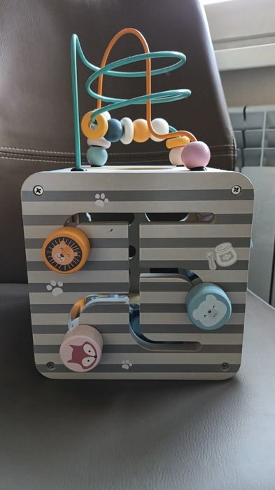 Мултифункционален дидактичен бебешки куб