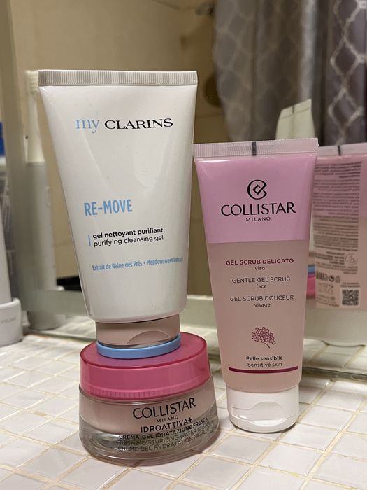 Уходовая косметика Clarins и Collistar